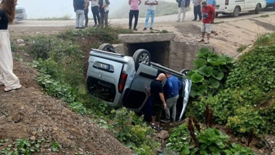 Gümüşhane'de trafik kazası! Yaralılar var