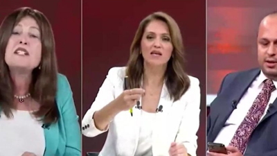Canlı yayında birbirine girdiler: 'O susmazsa ben...'