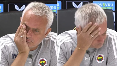 Jose Mourinho gözyaşlarını tutamadı! O anlar kameralara yansıdı