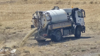 Eskişehir'de çevre katliamı: Atık suyu araziye boşalttılar