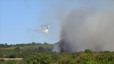 Çanakkale, Bolu ve Manisa'da orman yangını: Havalimanı uçuşa kapatıldı