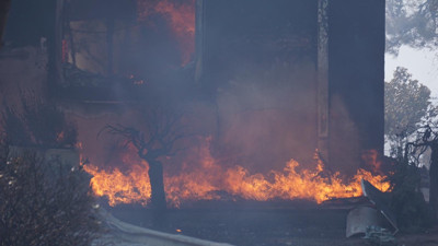 Çanakkale orman yangını görüntüleri!