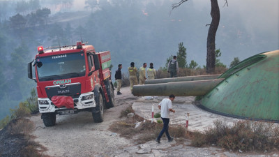 Çanakkale yangını kontrol altına alındı: Düşmanın ele geçiremediği tabyayı yangın da ele geçiremedi