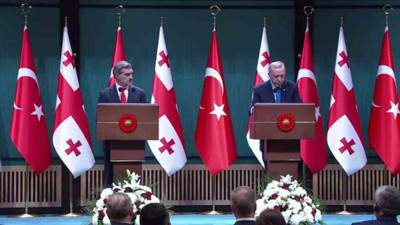 Cumhurbaşkanı Recep Tayyip Erdoğan Gürcü mevkidaşı Kavelashvili'yi ağırladı