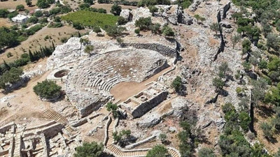 Deniz manzaralı tiyatro ortaya çıkıyor! Muğla Marmaris'te