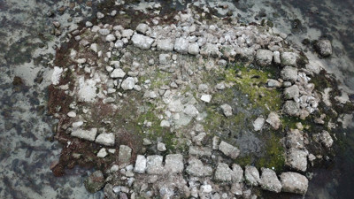 Sular çekilince ortaya çıktı! Sapanca Gölü'nde görüldü