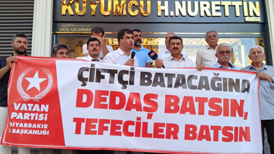 Vatan Partisi Genel Başkan Yardımcısı Tanhan: Çiftçi batacağına tefeciler batsın
