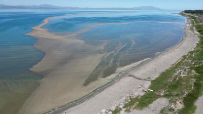 Van Gölü'nde korkutan görüntü