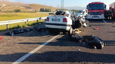 Erzurum'da katliam gibi kaza! 4 kişi öldü