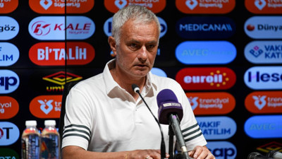 Fenerbahçe Teknik Direktörü Jose Mourinho: 'Bugün bir duvara karşı oynadık'