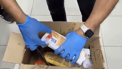 Şampuan kutusundan uyuşturucu çıktı