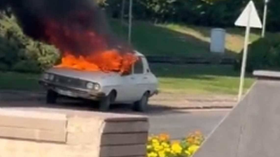 TBMM’nin önünde hareketli anlar: 'Beyaz Toros' yakıldı!