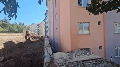 Erzurum'da heyelan dehşeti: 70 ev boşaltıldı