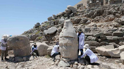 Nemrut heykelleri nano teknolojiyle nefes aldı: Dünyanın sekizinci harikası geleceğe taşınıyor