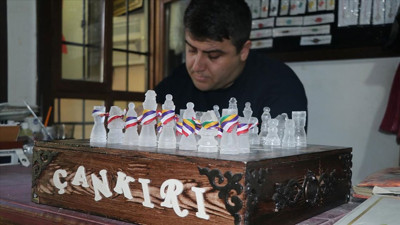 Çankırılı usta eşsiz bir sanat eserine imza attı!