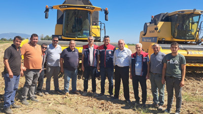 Söke’de ayçiçeği üreticinin yüzünü güldürdü