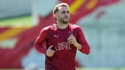 Galatasaray'da Barış Alper Yılmaz antrenmana çıktı