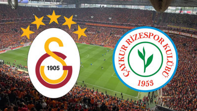Galatasaray - Çaykur Rizespor maçı ne zaman? Saat kaçta? Hangi kanalda?
