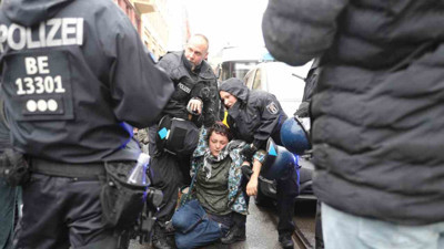 İşte Alman demokrasisi! İsrail protestosuna tahammül edemediler