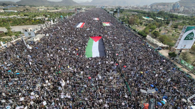 Binlerce kişi Gazze için sokağa çıktı! Kararlılık mesajı verildi