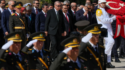 30 Ağustos Zaferi'nin 103. yıl dönümü...Devlet erkanı Anıtkabir'de