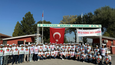 Şeker işçileri grevde