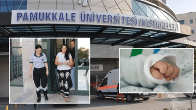 Denizli'de akıl almaz olay: Poşetle arkadaşının yeni doğan bebeğini kaçırmaya çalıştı