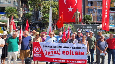 Vatan Partisi Balıkesir Örgütü Çerkes Ethem'i anma girişimini protesto etti! Ethem ihaneti Kafkas vatanseverliğine gölge düşüremez