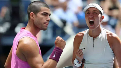 ABD Açık'ta Alcaraz ve Pegula, yarı finale yükseldi