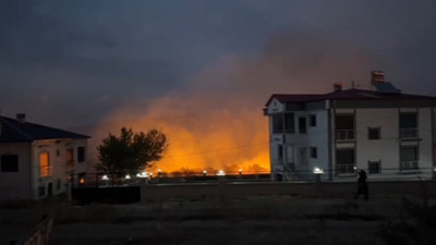 Elazığ’da köy yangını çıktı! Ekinözü köyünde meydana geldi