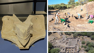 Manisa'daki Aigai Antik Kenti'nde önemli buluş! 2 bin 200 yılık