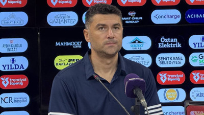 Gaziantep FK Teknik Direktörü Burak Yılmaz: 'İstediğimiz galibiyeti aldık'