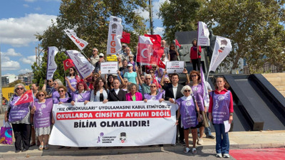 CKD ve TGB ‘kız ortaokulu’ uygulamasını protesto etti: Cumhuriyet’i birlikte kurduk birlikte yaşatacağız