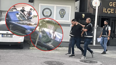 Çocuklarının önünde babaya tokat atan saldırgan tutuklandı