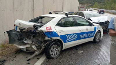 Tokat'ta feci kaza! 2’si polis 8 yaralı
