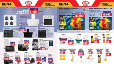 BİM 26 Eylül 2025 kataloğu yayımda! Elektronik, mutfak, ev tekstili ve oyuncak ürünleri indirimde