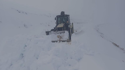 Trabzon'da kar yağışı etkili oldu!