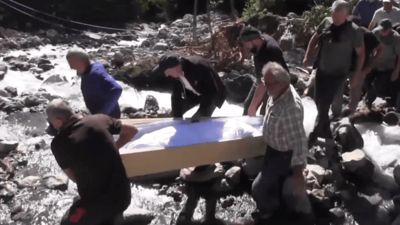 Artvin'deki sel felaketi sonrası yürek sızlatan manzara