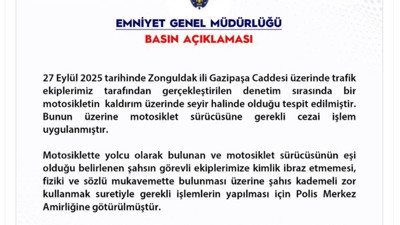 Zonguldak'taki polise mukavemete yönelik açıklama geldi