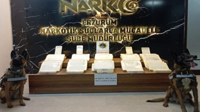 Erzurum'da ele geçirildi! Tam 54 kilogram