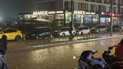 Düzce’de sağanak yağış etkili oldu!