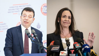 İmamoğlu İsrail destekçisi Machado’ya övgüler dizdi! Kaderlerini ABD gemilerine bağladılar