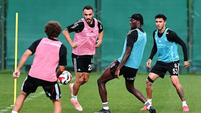 Beşiktaş'ta Gençlerbirliği hazırlıklarını sürdürdü