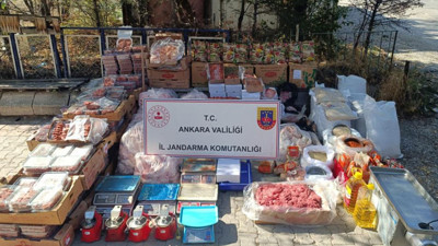 Ankara'da bir dükkanda ele geçirildi! Tam 200 kilogram