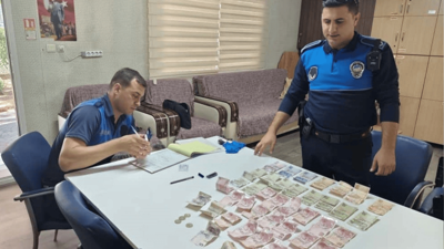 Dilenci yarım saatte bin lira topladı!