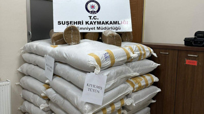 Sivas'ta ele geçirildi! Tam 900 kilogram