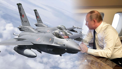 Putin'i Türk F-16'ları koruyacak!