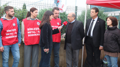 Sag Hidrolik işçileri direnişi sürdürüyor! ‘Yasalarımıza uymak zorundasınız’