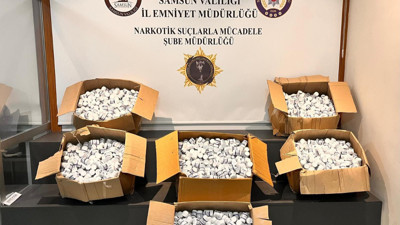 Samsun'da ele geçirildi! Tam 153 bin adet