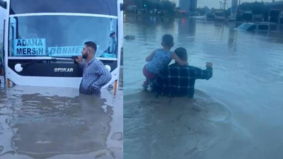 Hatay'da şiddetli yağış etkili oldu